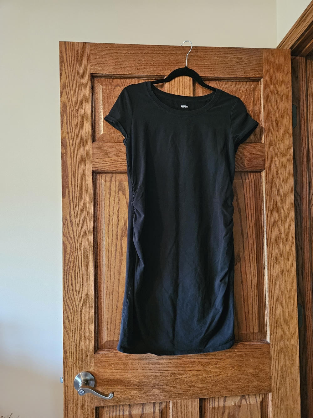 Sonoma Black Mini Tee Dress